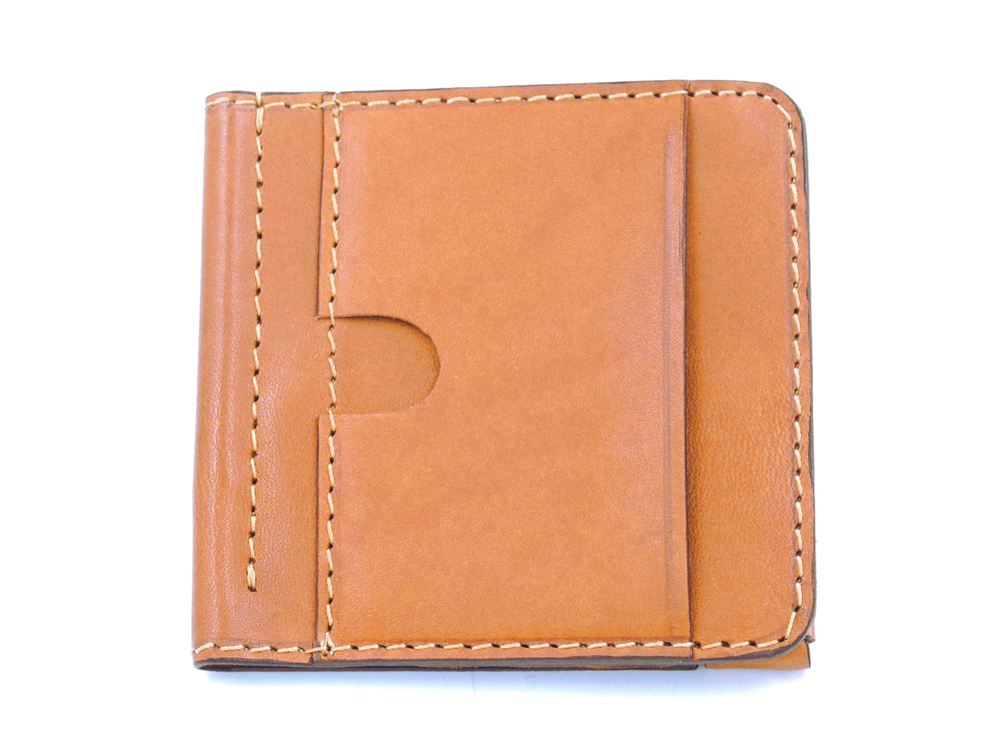 Money Clip Wallet & Card holder - Vegetable tanned leather