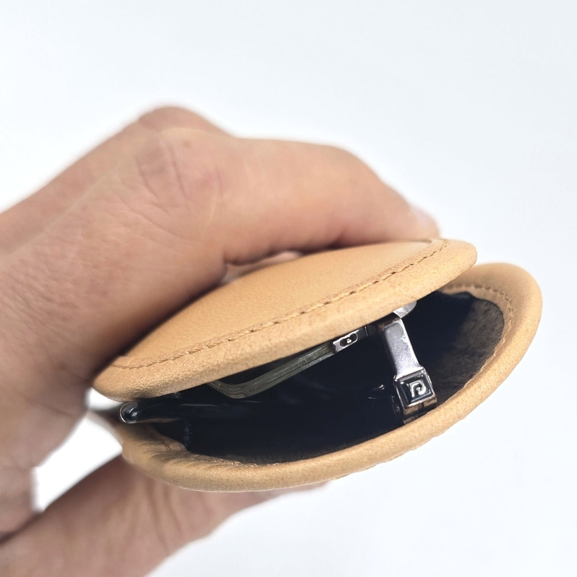Soft Full-Grain Leather Glasses Case
