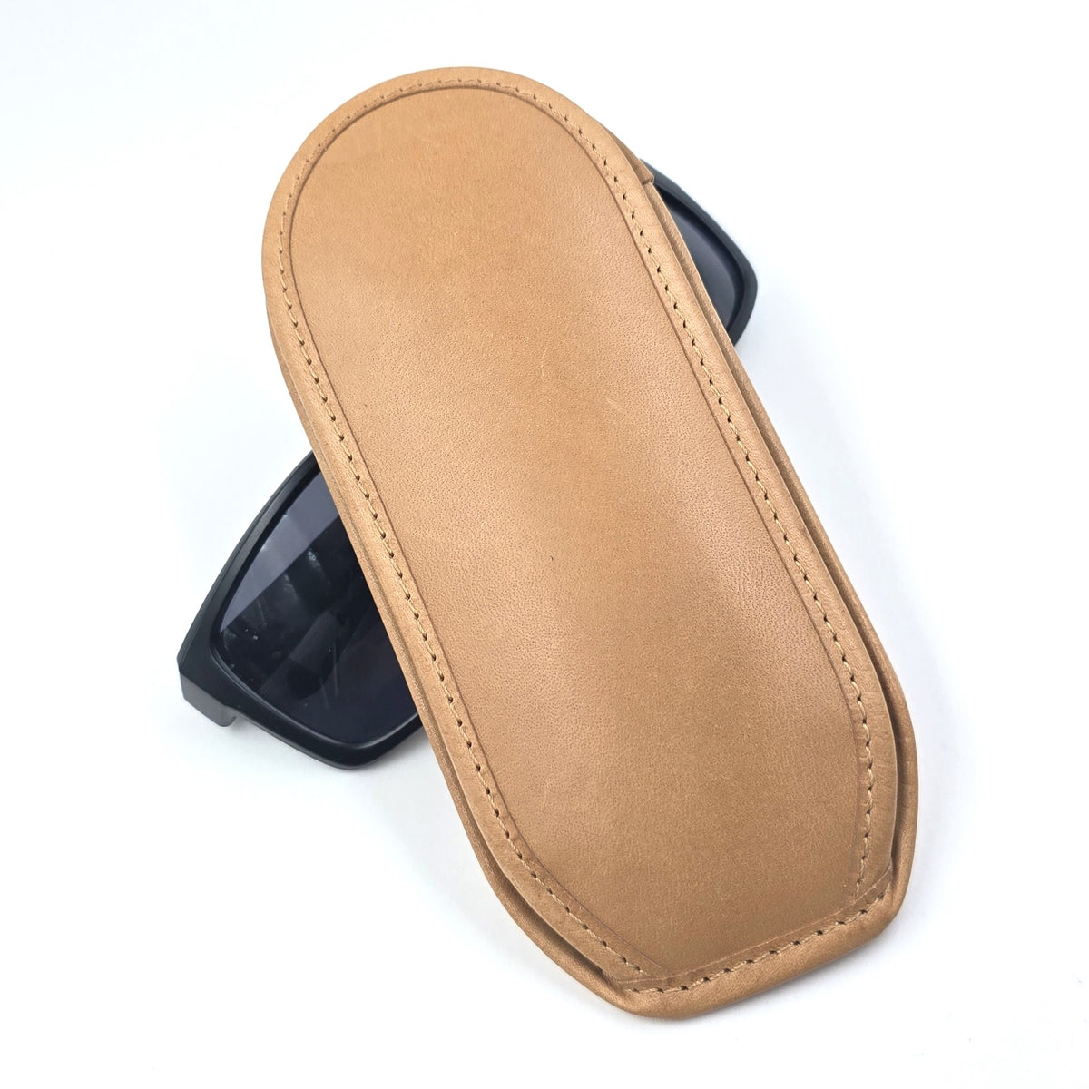 Soft Full-Grain Leather Glasses Case