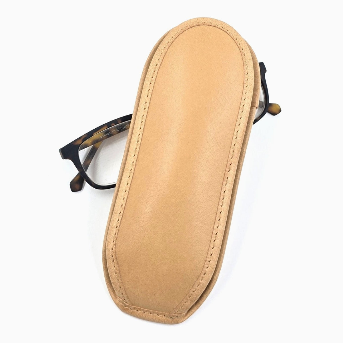 Soft Full-Grain Leather Glasses Case