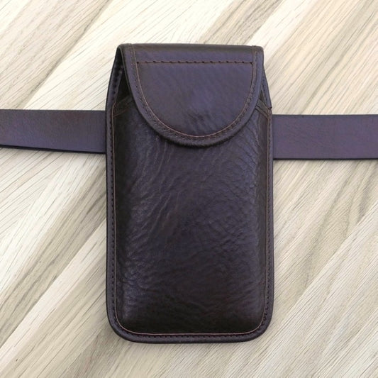 Leather phone case with strap & clip