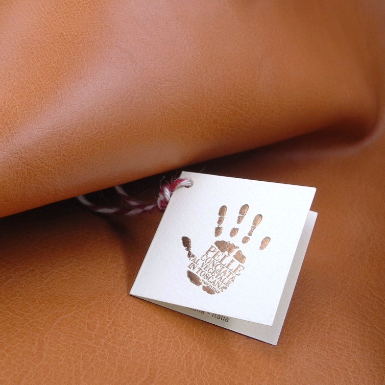 Rectangular tray - Vegetable tanned leather