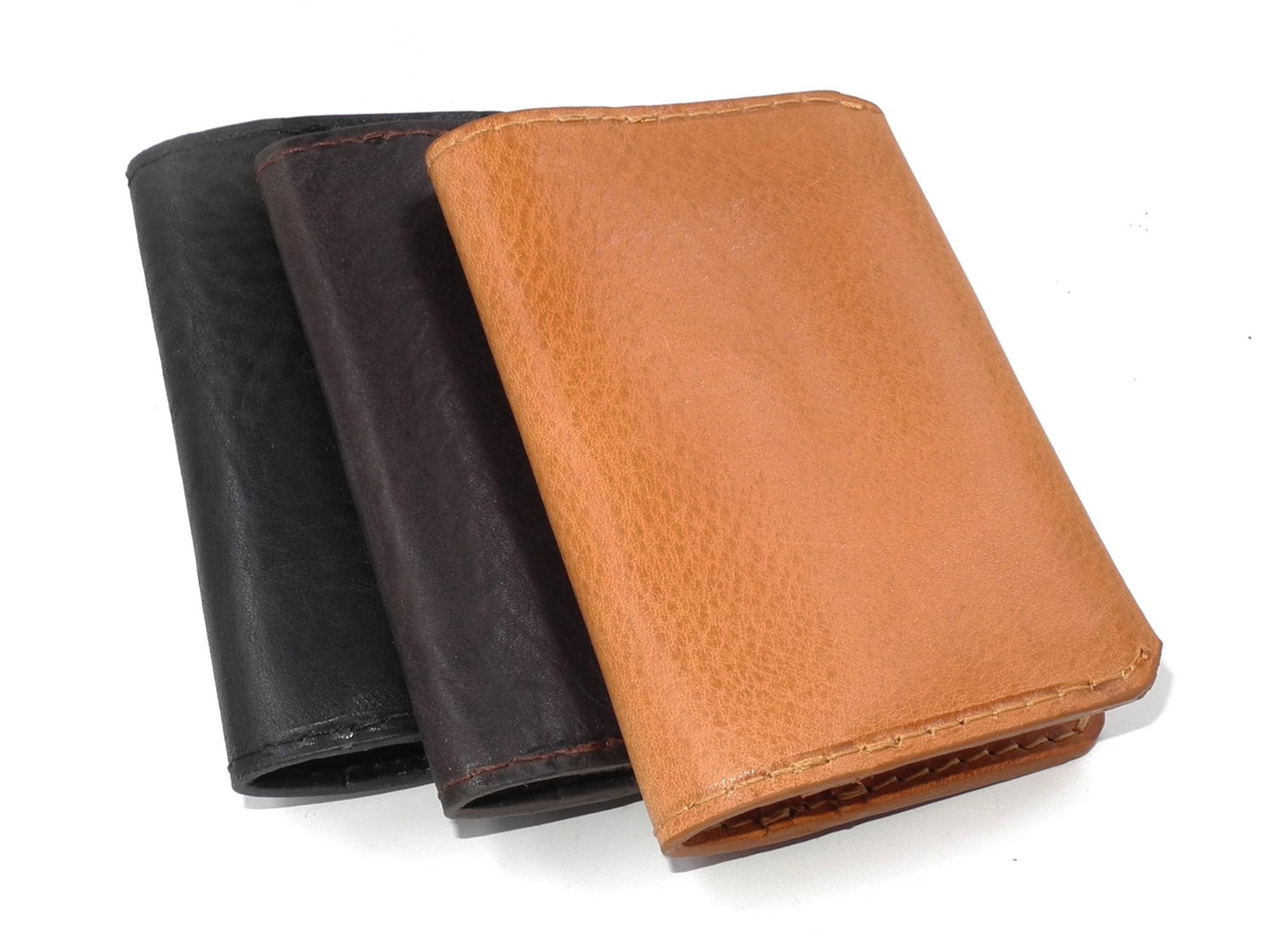 Credit card holder -  Vegetable tanned leather.