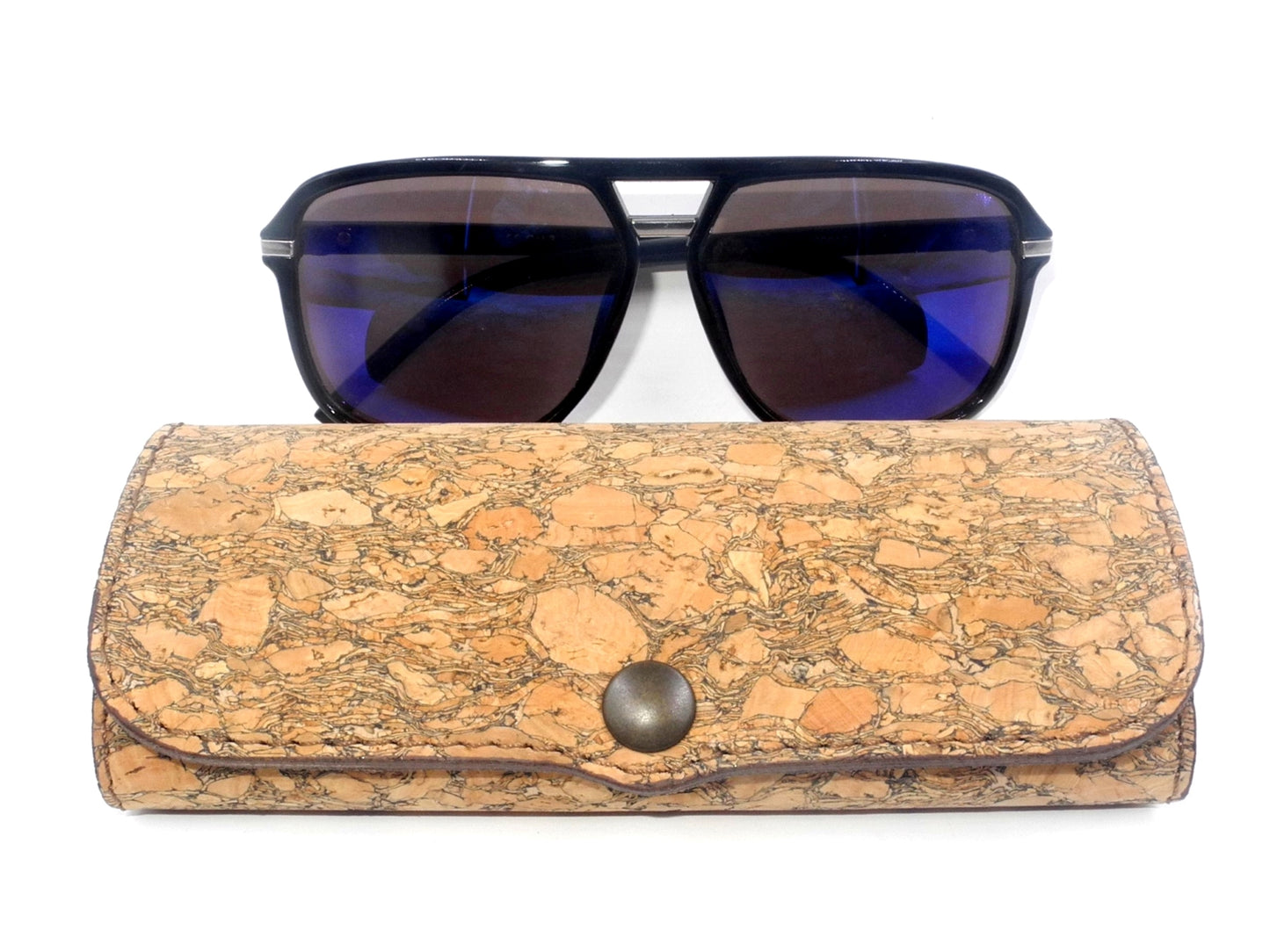 Hard glasses case - Cork Natural