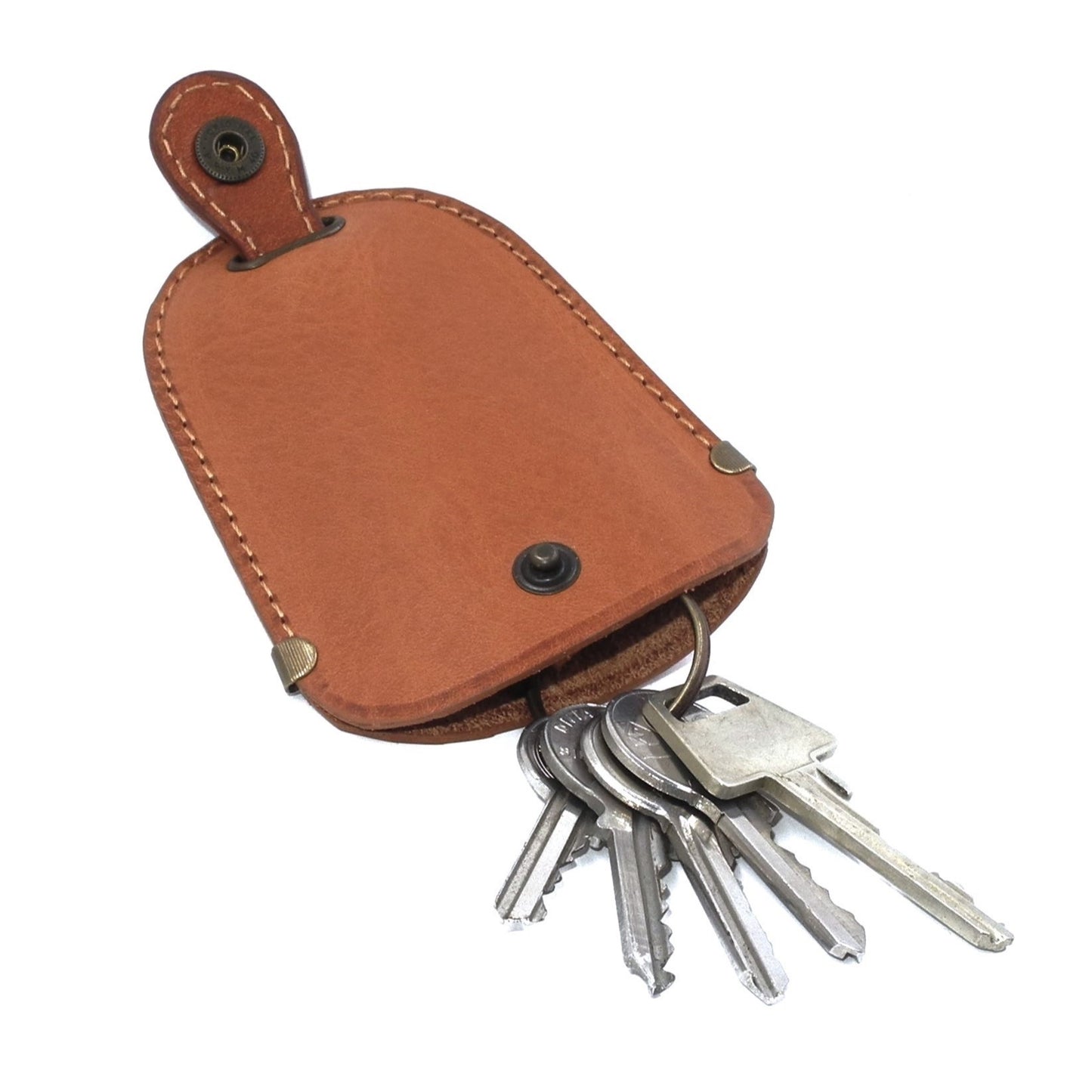 Classic bell key holder - Vegetable tanned leather