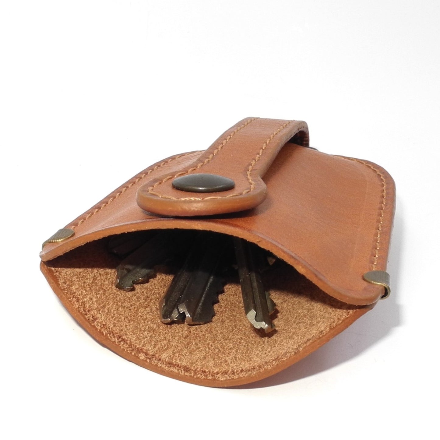 Classic bell key holder - Vegetable tanned leather