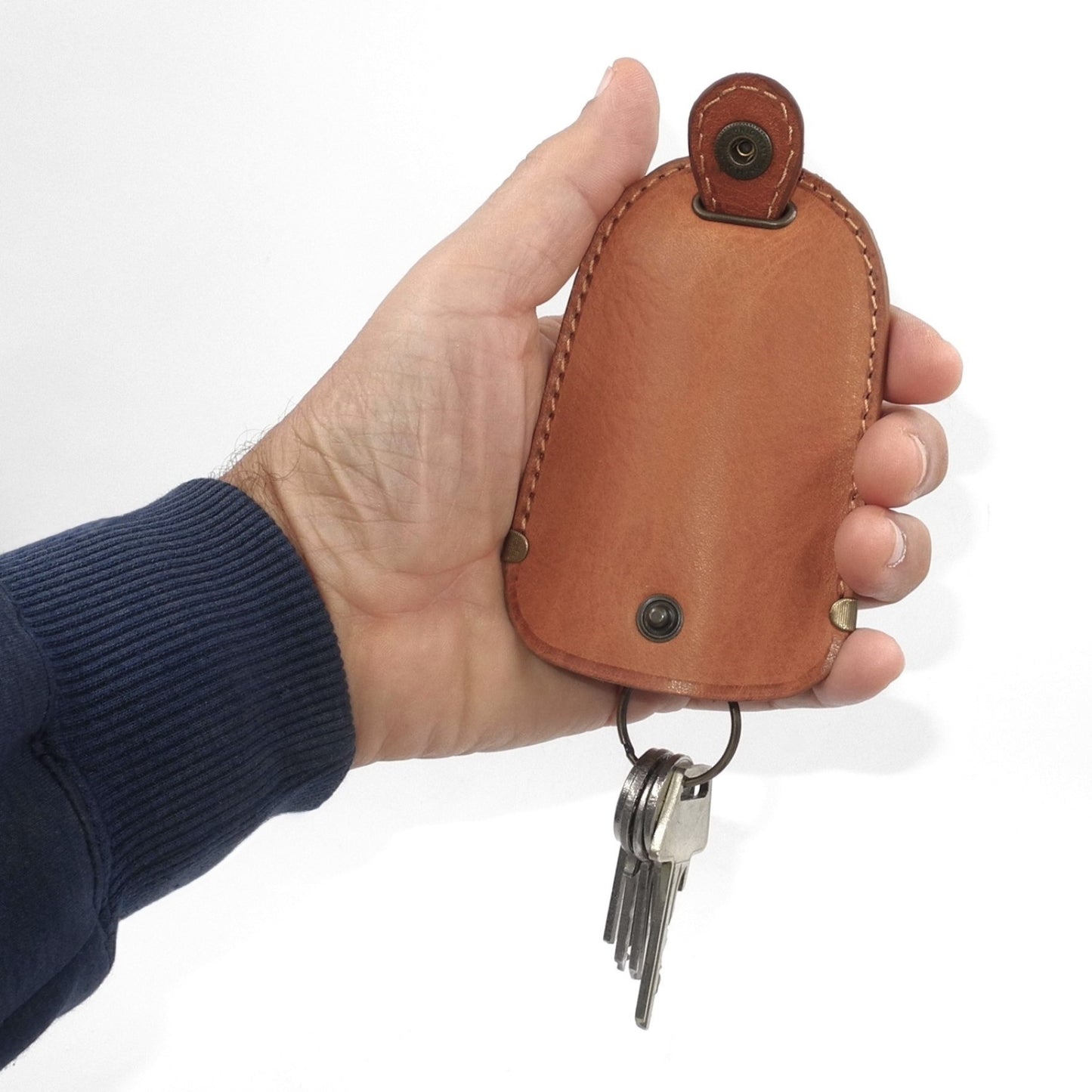 Classic bell key holder - Vegetable tanned leather