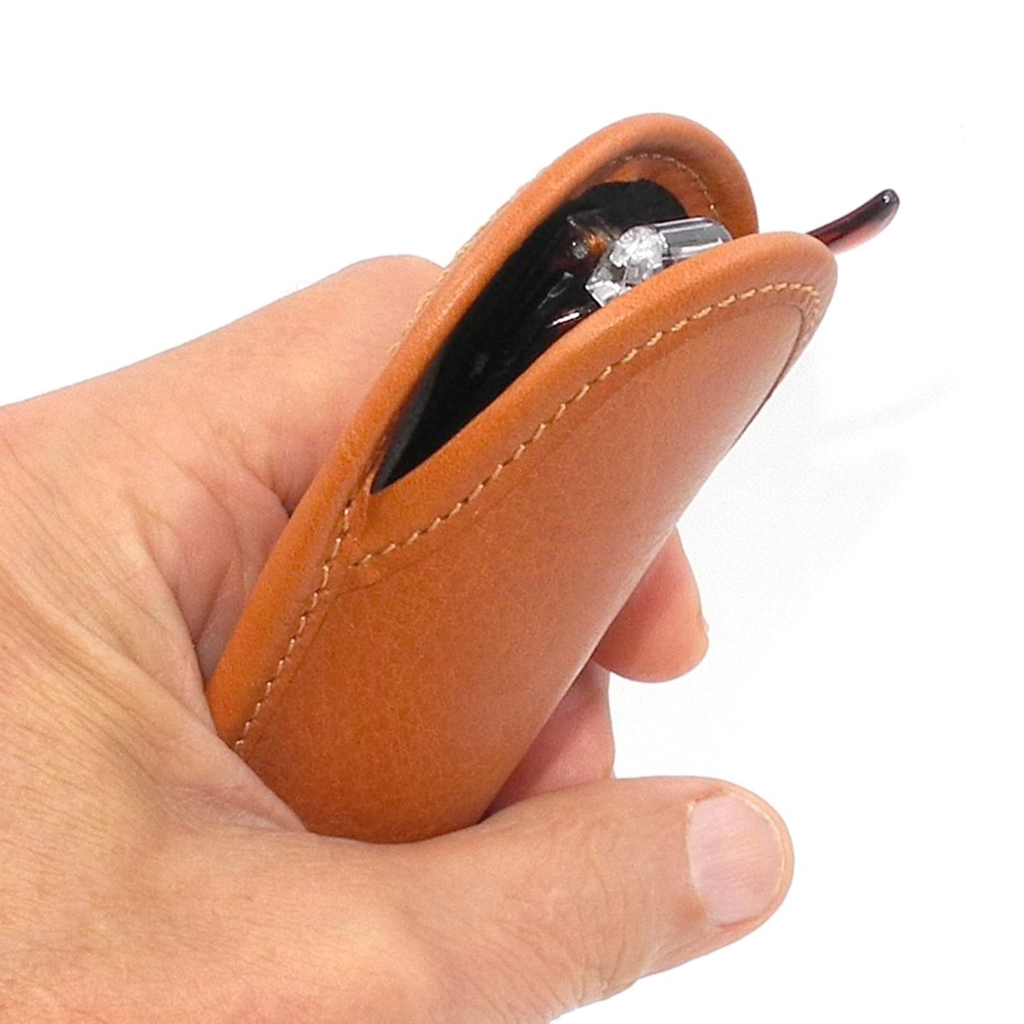 Reading Leather Glasses Case