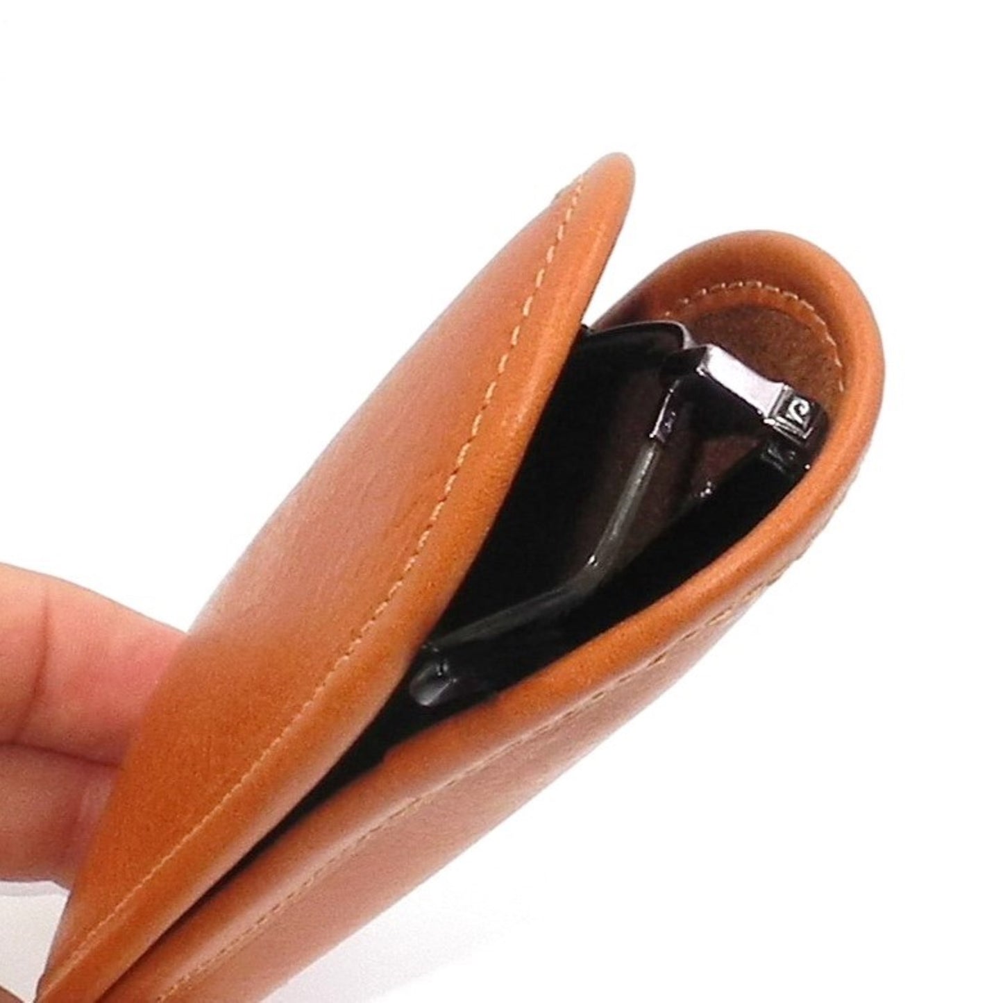 Soft Leather Glasses Case