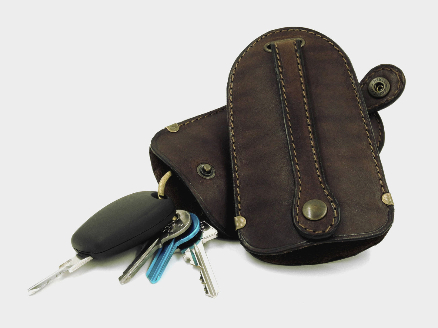 Classic bell key holder - Vegetable tanned leather