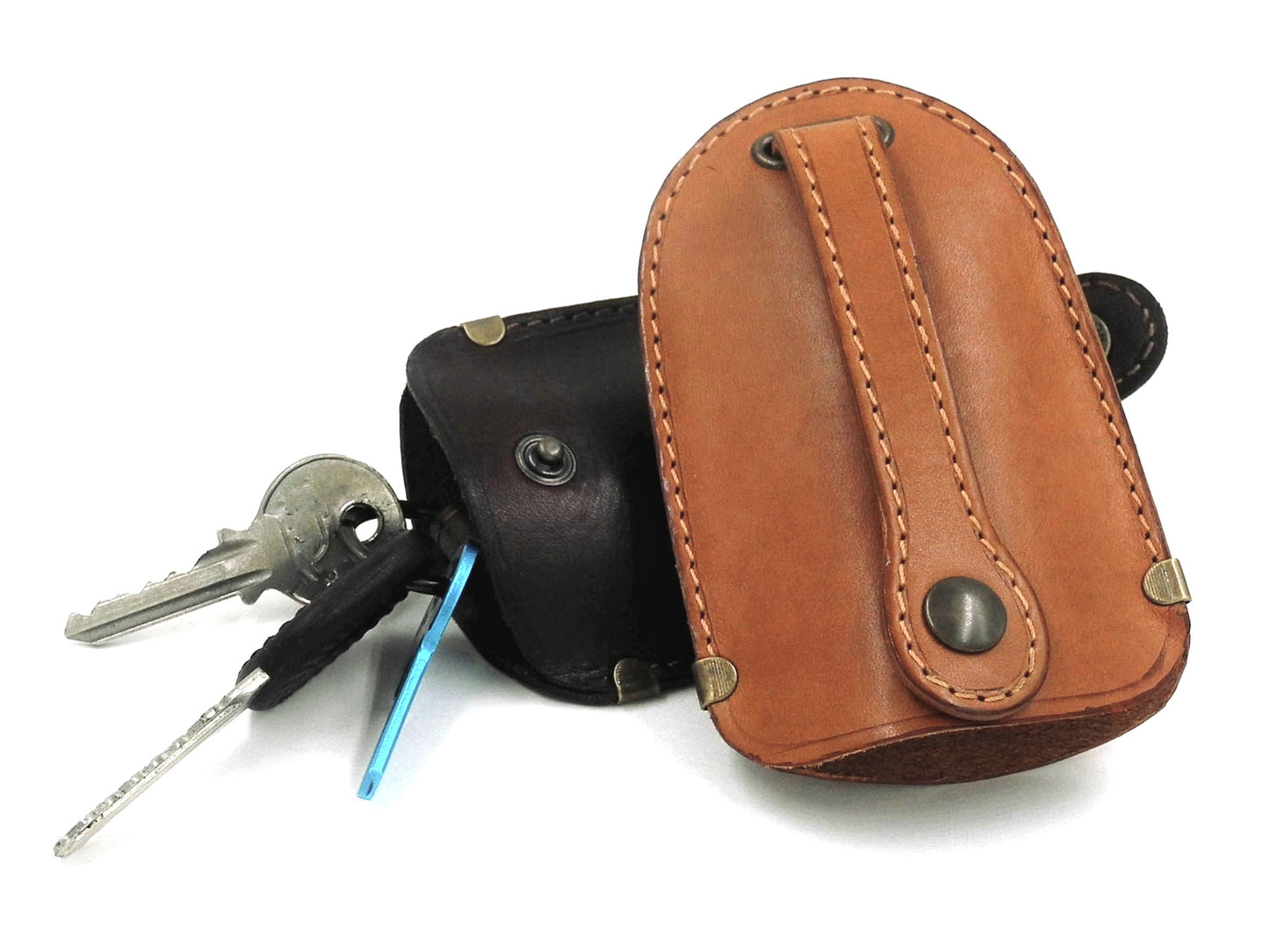 Classic bell key holder - Vegetable tanned leather