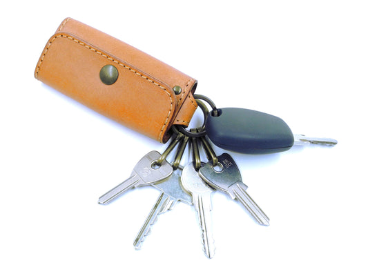 Strong key holder - Vegetable tanned leather