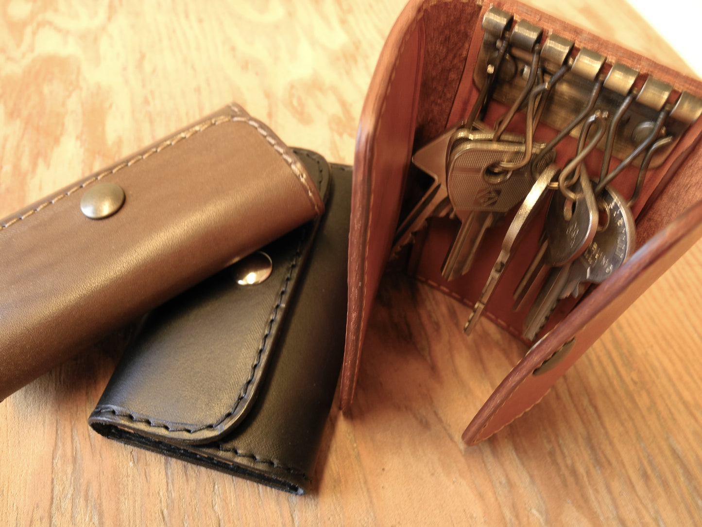 Classic key case - Vegetable tanned leather