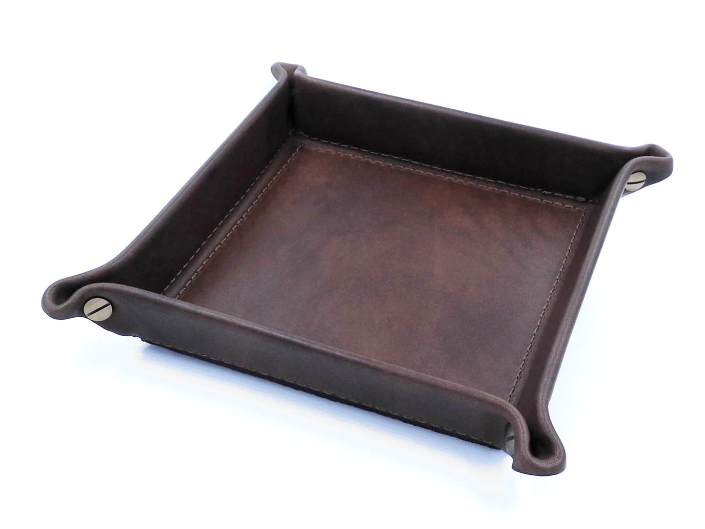 Square tray - Vegetable tanned leather