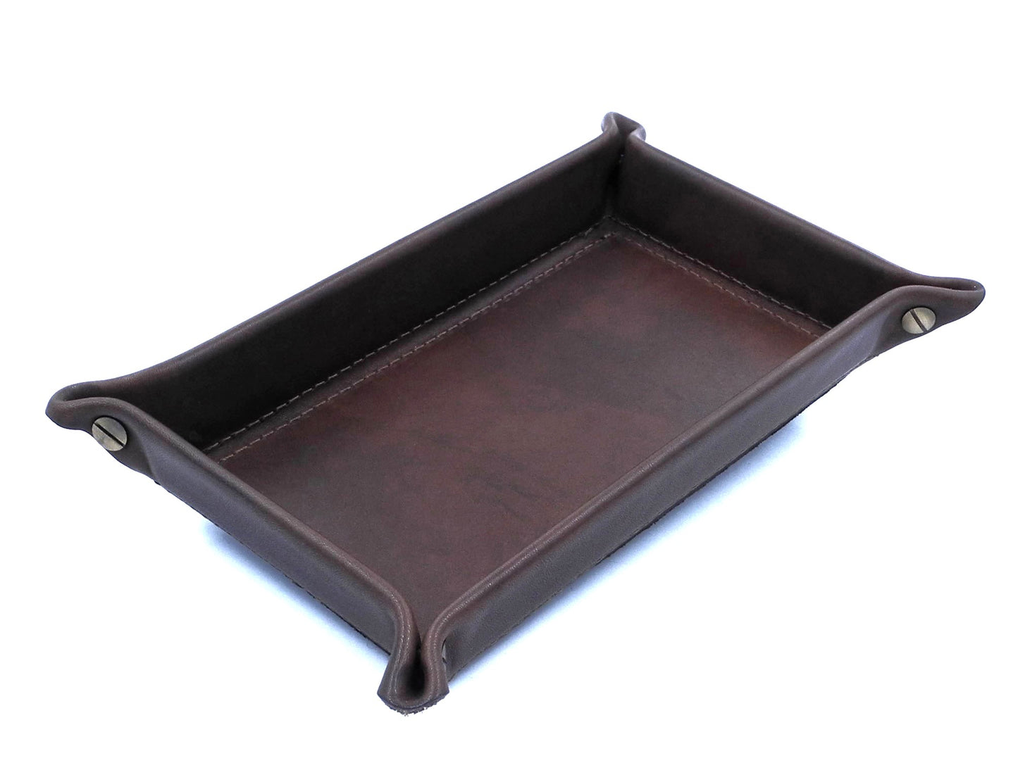 Rectangular tray - Vegetable tanned leather