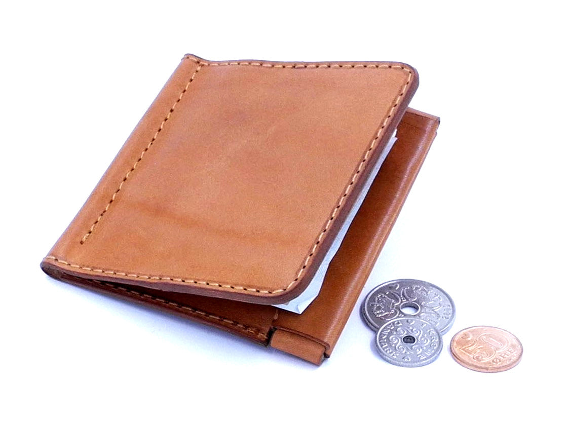 Money Clip Wallet - Vegetable tanned leather