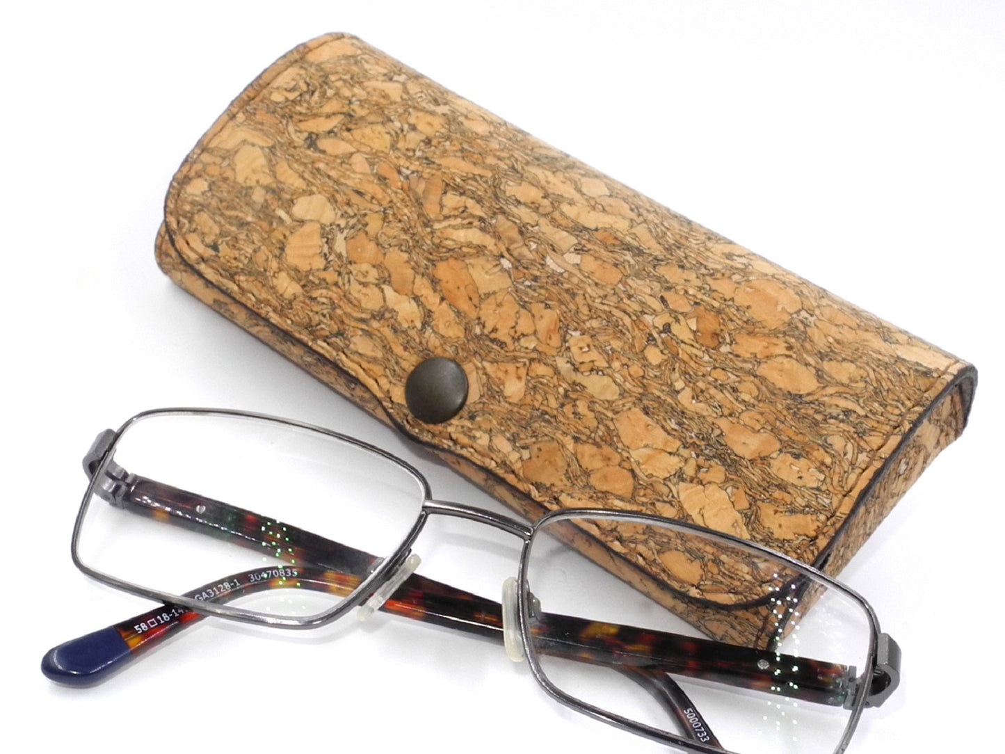 Hard glasses case - Cork Natural