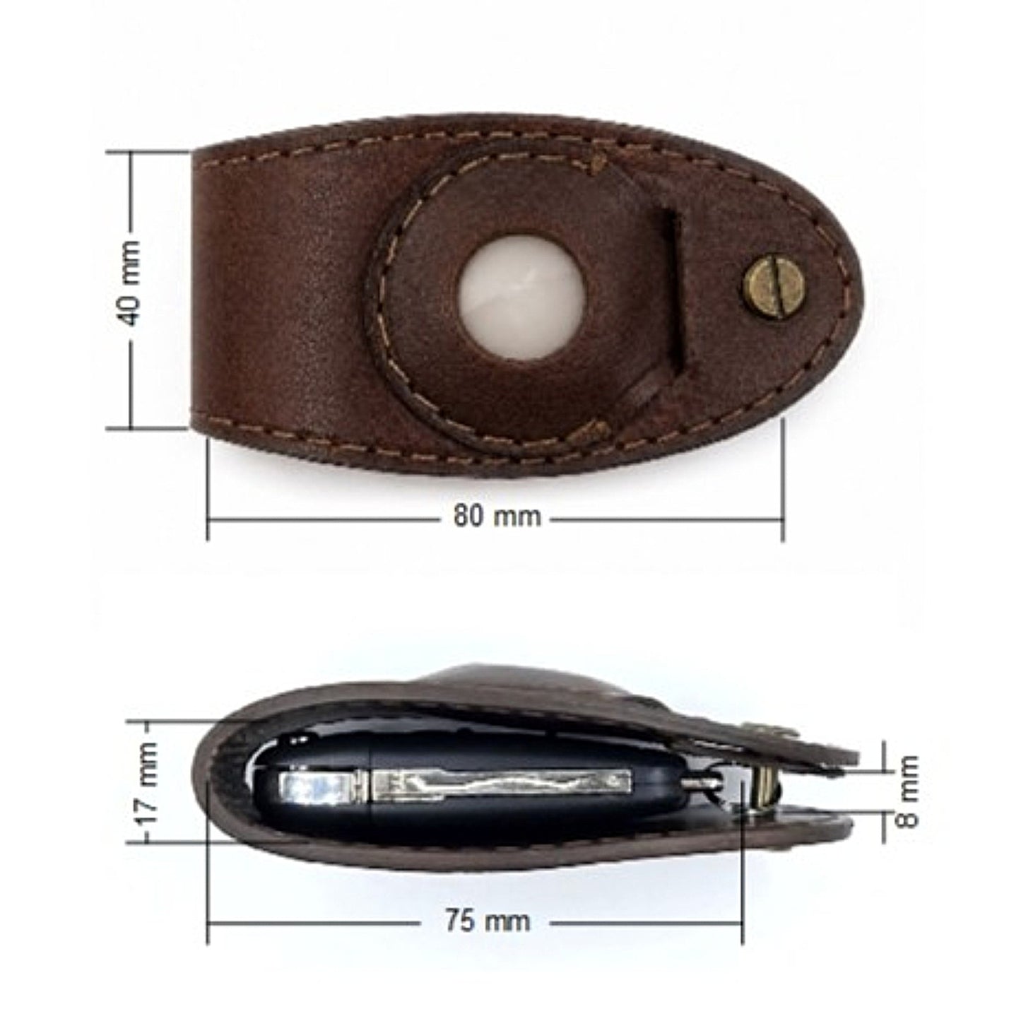 AirTag cover med nøgleholder