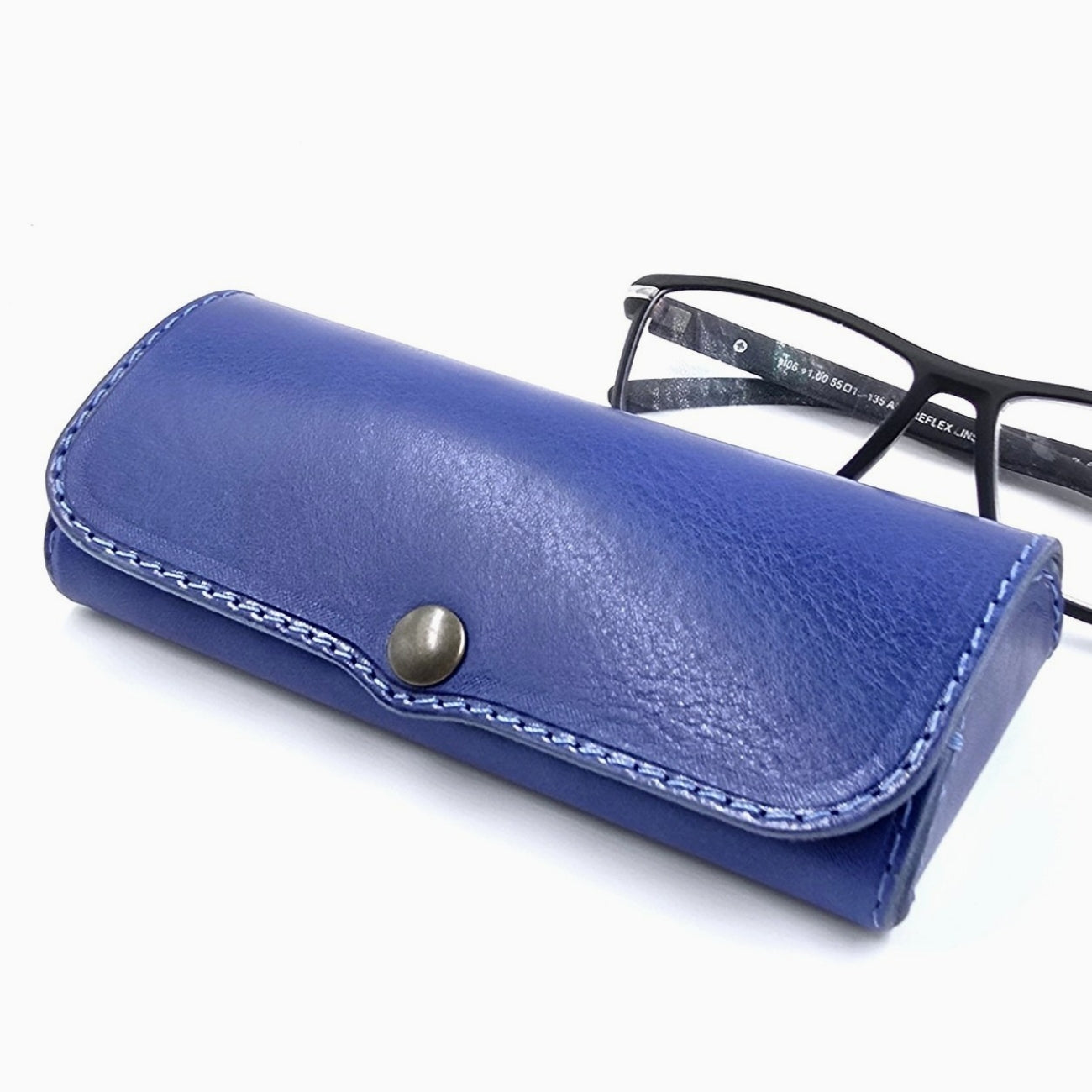 Hard Leather Glasses Case