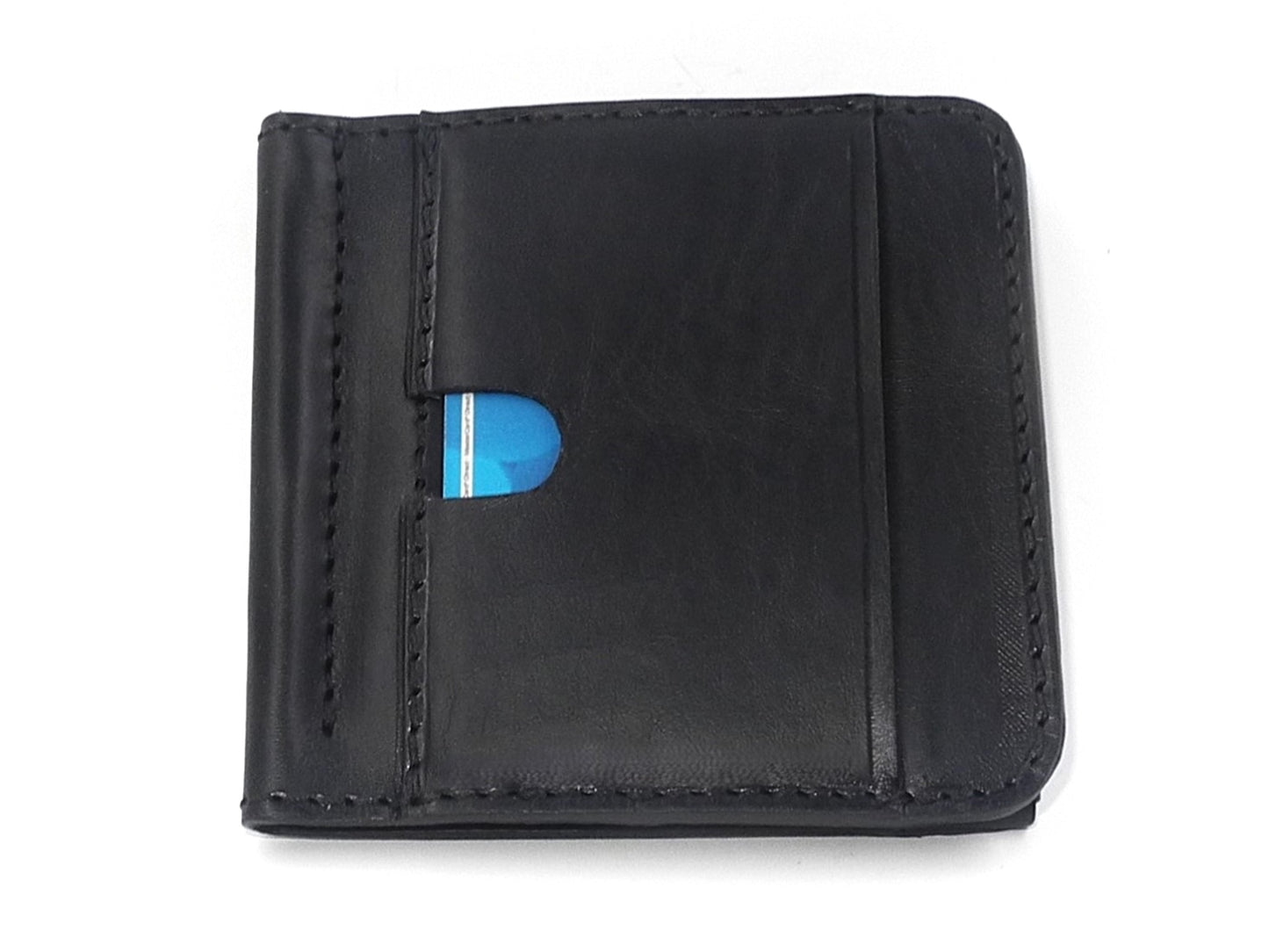 Money Clip Wallet & Card holder - Vegetable tanned leather