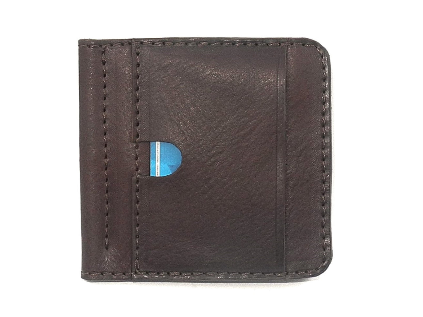 Money Clip Wallet & Card holder - Vegetable tanned leather