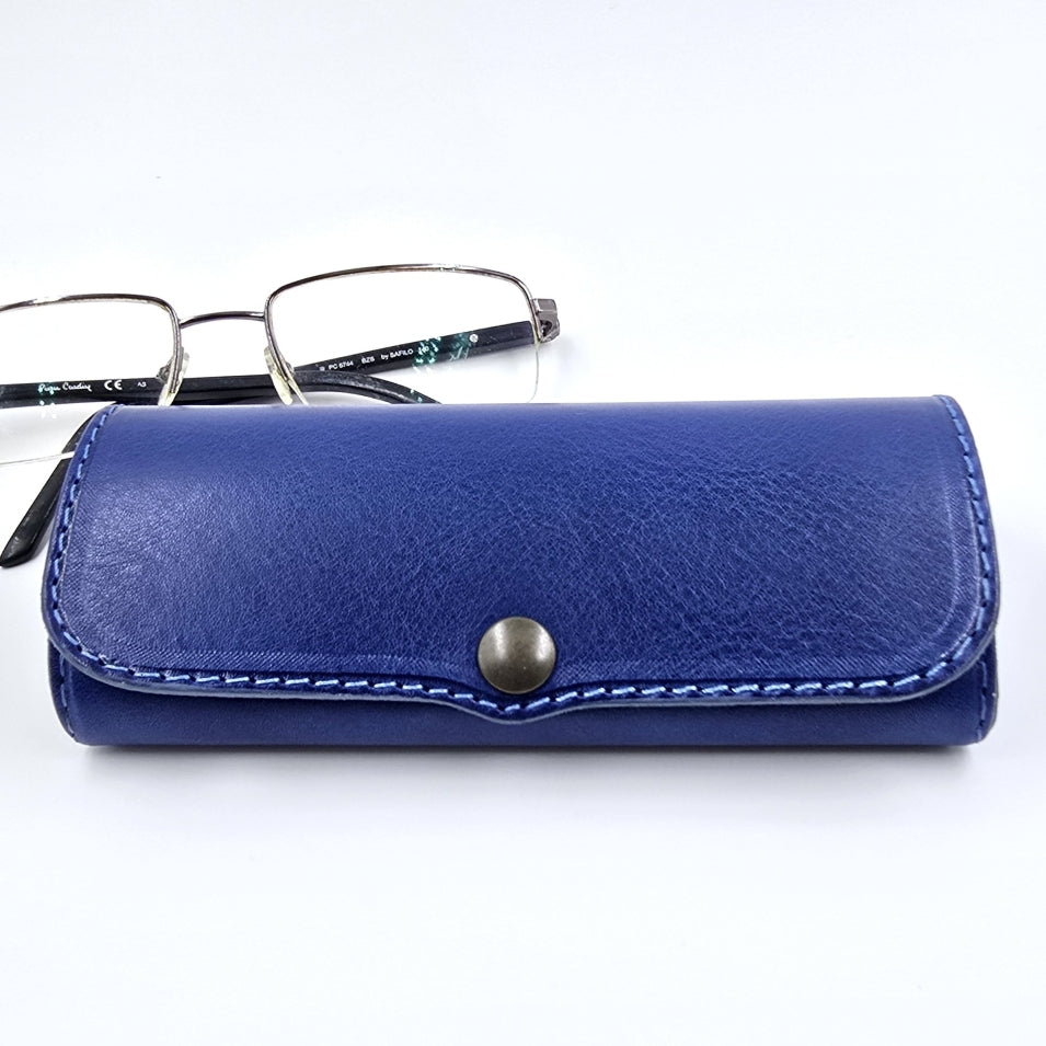 Hard Leather Glasses Case
