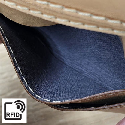 Kortholder - Kernelæder - RFID sikkert