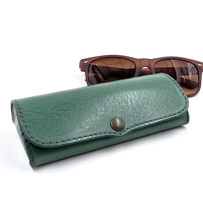 Hard Leather Glasses Case