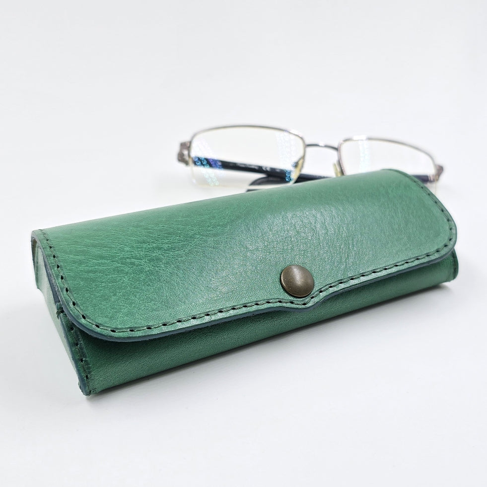 Hard Leather Glasses Case