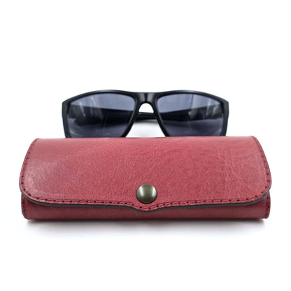 Hard Leather Glasses Case