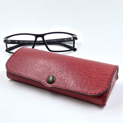 Hard Leather Glasses Case