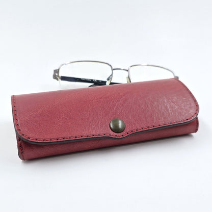 Hard Leather Glasses Case