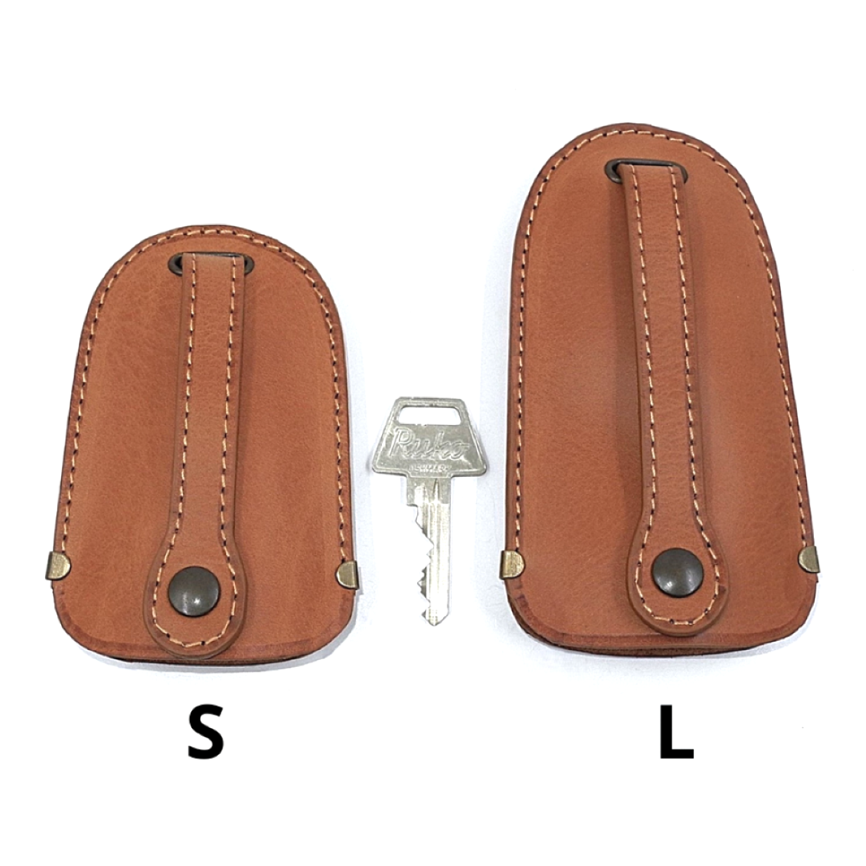 Classic bell key holder - Vegetable tanned leather